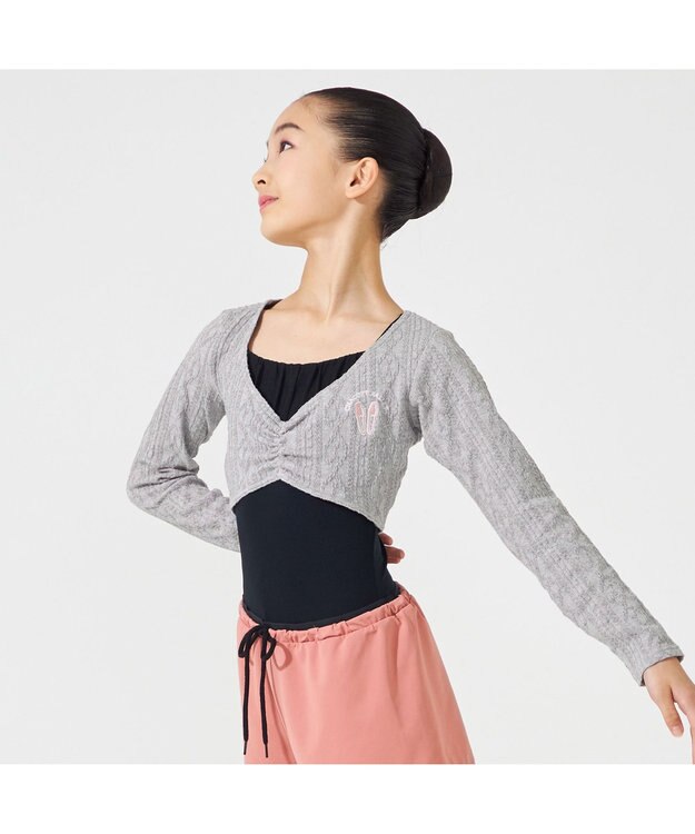 Chacott トップ グレー