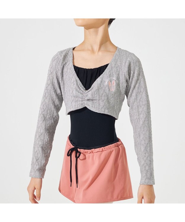 Chacott トップ グレー