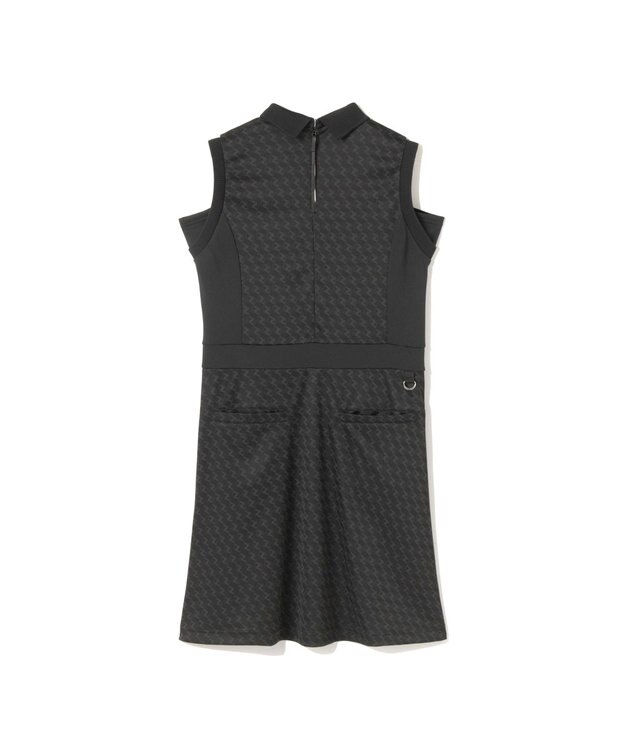 ZERO HALLIBURTON モノグラム柄ノースリーブワンピース ZHG-W6S7b 85221 ブラック