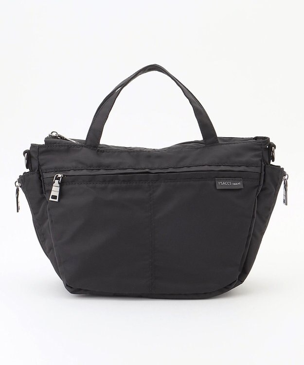 Y'SACCS 【Y’SACCS vous et】サイドジップ2WAYミニトート ブラック