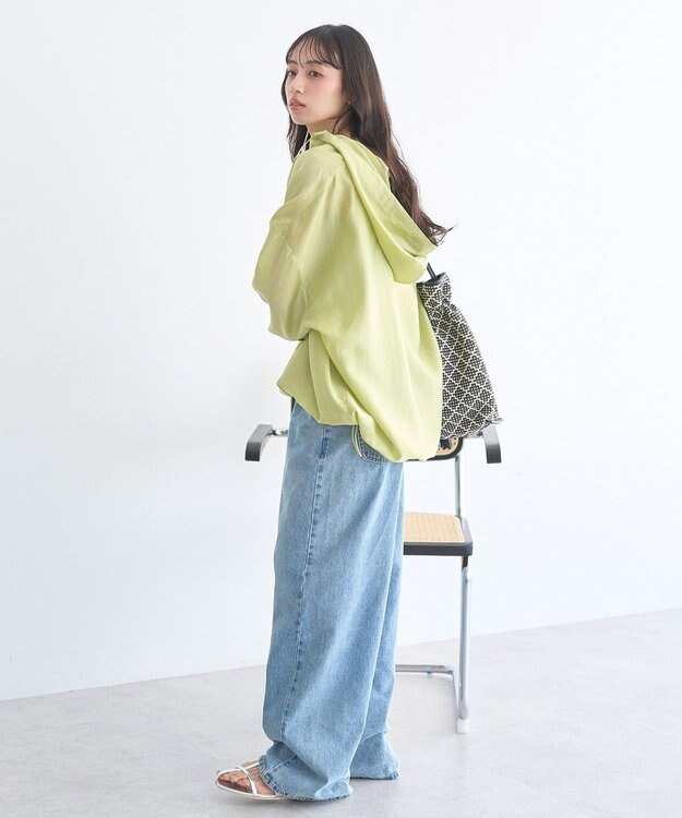 earth music&ecology アノラックフーディ Light Green