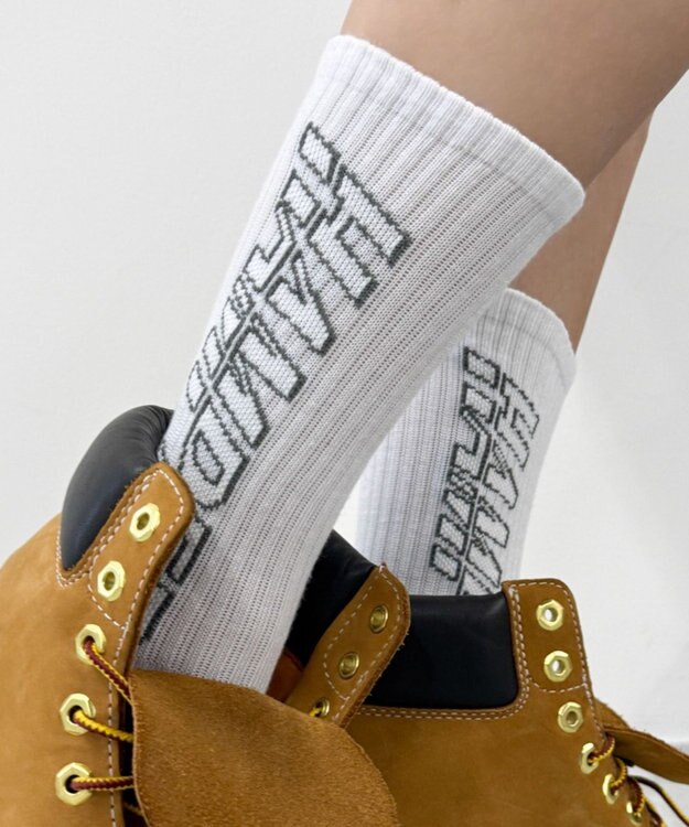 WEGO ロゴデザインソックス（R） 柄4