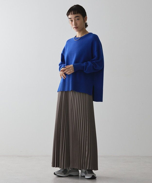 AMERICAN HOLIC サテンプリーツスカート Mocha