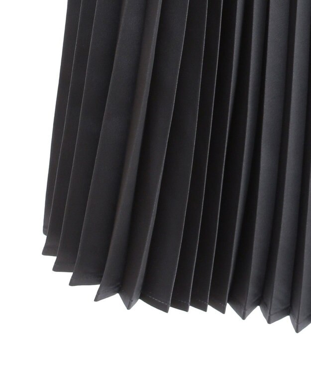 AMERICAN HOLIC サテンプリーツスカート Charcoal Gray