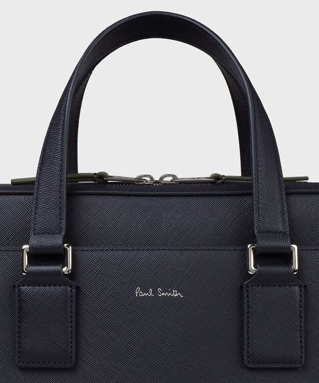 Paul Smith シグネチャーストライププラー ブリーフケース ネイビー
