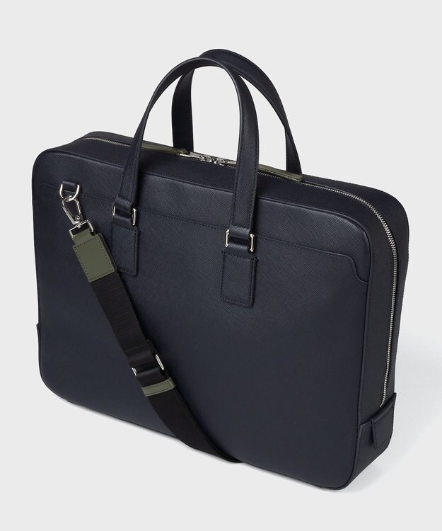 Paul Smith シグネチャーストライププラー ブリーフケース ネイビー