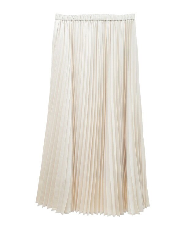 AMERICAN HOLIC サテンプリーツスカート Ivory