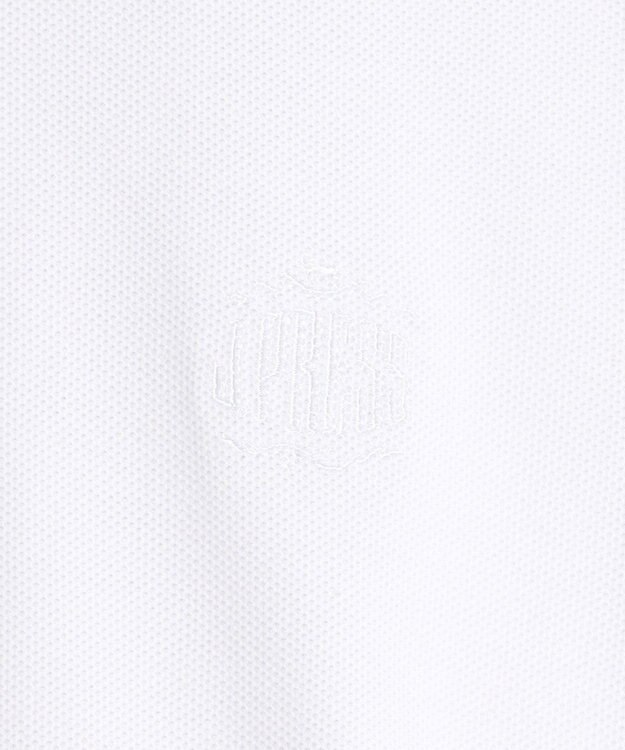 J.PRESS KIDS 【140-170cm】40/2鹿の子 長袖 ポロシャツ ホワイト系