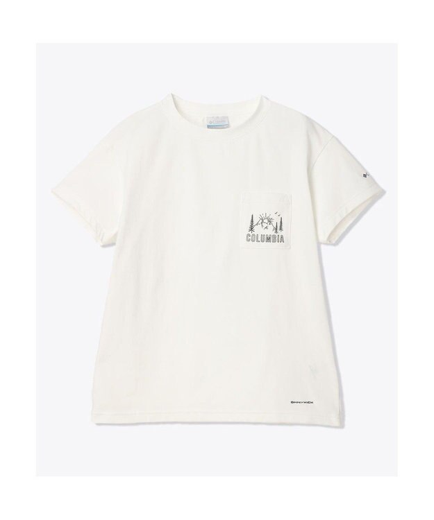 Columbia Columbia/ ウィメンズヤハラフォレストポケットショートスリーブTシャツ /コロンビア Sea Salt