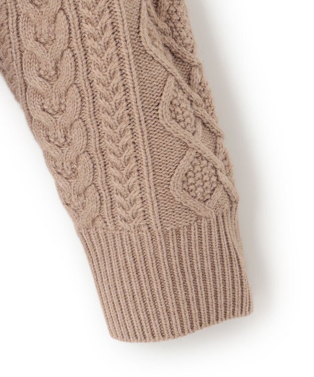 J.PRESS YORK STREET 【UNISEX】アランケーブルニット ベージュ系