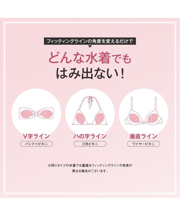 BRADELIS New York 【NuBra / 水着用ヌーブラ・シリコン100%】ヌーブラ・ビーチ  プラスⅡフィット 水着の下につけるだけ簡単ボリュームUP レディース ヌード