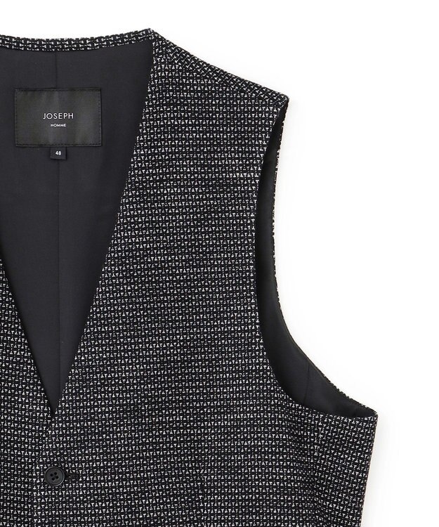 JOSEPH HOMME 【LEON 掲載】ドビージャージー　ジレ ライトグレー系