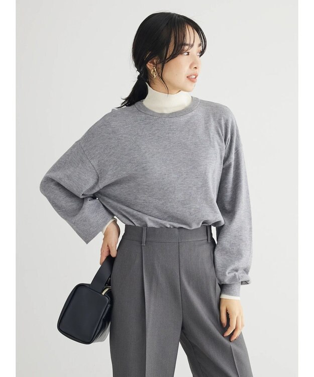 Green Parks ■ＡＪＵＧＡ．×ＧＰ　レイヤードハイネックニット Gray