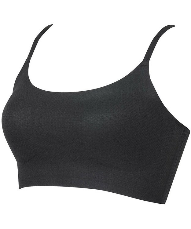 WACOAL 【GOCOCi ゴコチ】 ノンワイヤーブラ ハーフトップ ベタつきにくく乾きやすい 通気性がよい 立体的なバストシルエット ブラトップ レディース CGG271 /ワコール ブラック