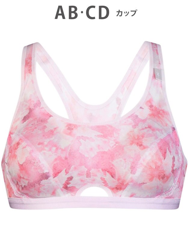 CW-X 【WOMEN】 スポーツブラ ミディアム サポートタイプ 【動いてもズレにくい】 吸汗速乾（本体） HTY007 /ワコール ピンク