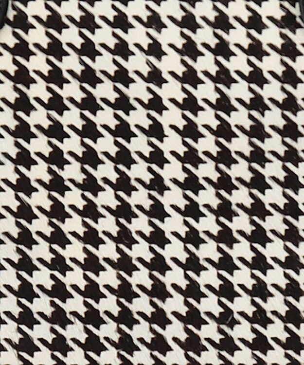 UNBILLION perche 牛革ハラコタイプ×ゴートハーフムーン2wayボストン ブラック