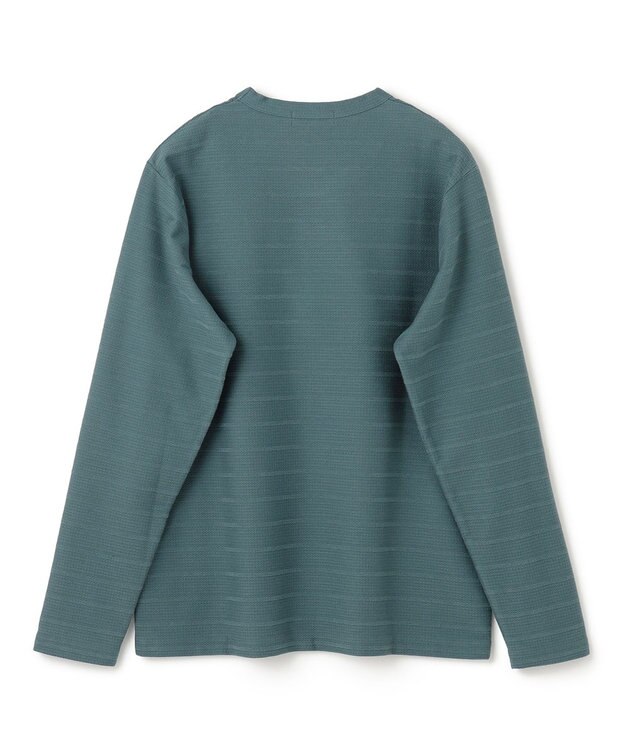 JOSEPH HOMME ブラッシュジャガード　クルーネック長袖Tシャツ スモーキーグリーン系