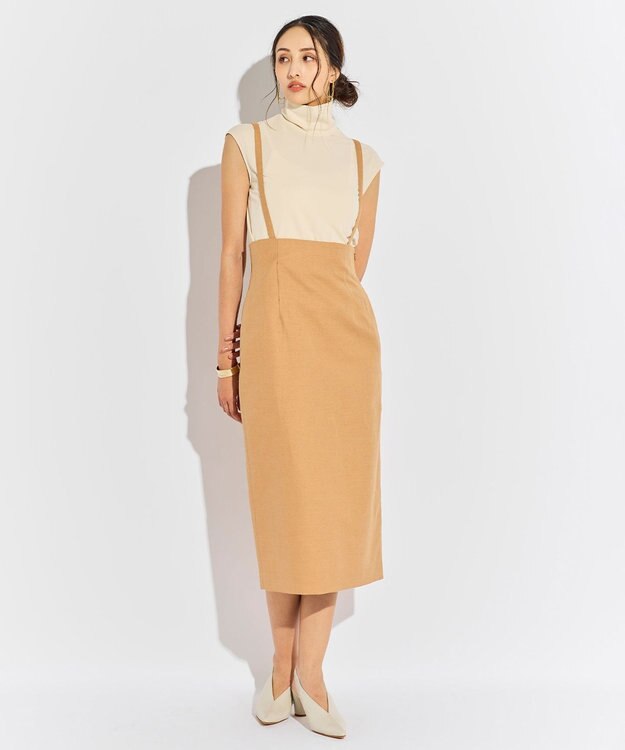 BEIGE， CLAUDE / Iラインスカート Camel