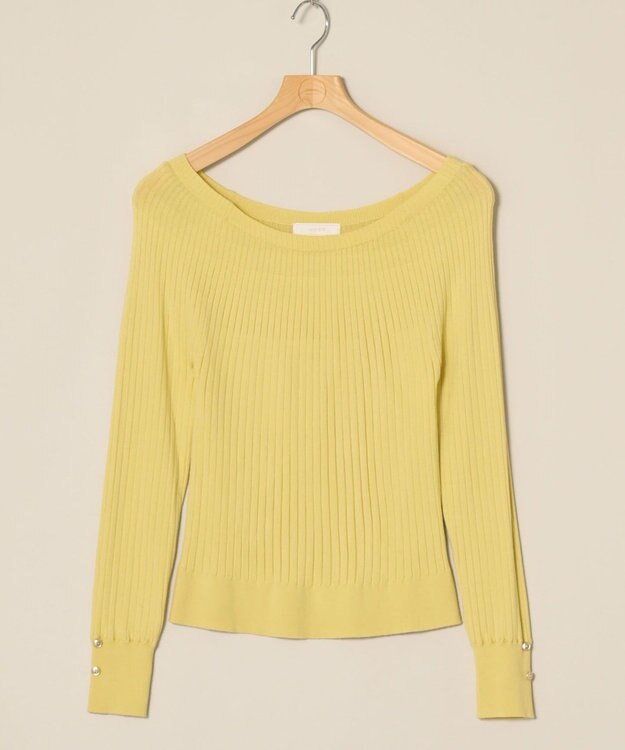 ONWARD Reuse Park 【any SiS】ニット春夏 イエロー