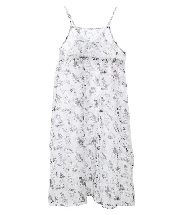 AMERICAN HOLIC 総柄シアーキャミワンピース／Ｄｉｓｎｅｙ Ivory