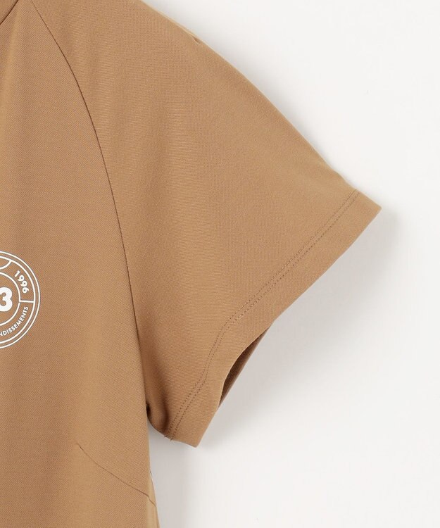 23区GOLF 【WOMEN】【吸水速乾/UVケア】モックネック ワンピース キャメル系