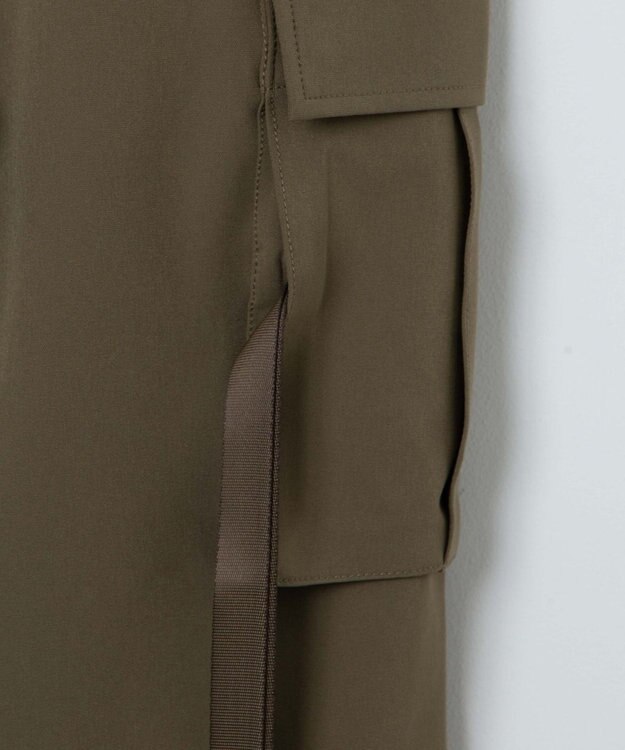 WEGO 【ユニセックス着用ITEM】トロミカーゴスラックス カーキ