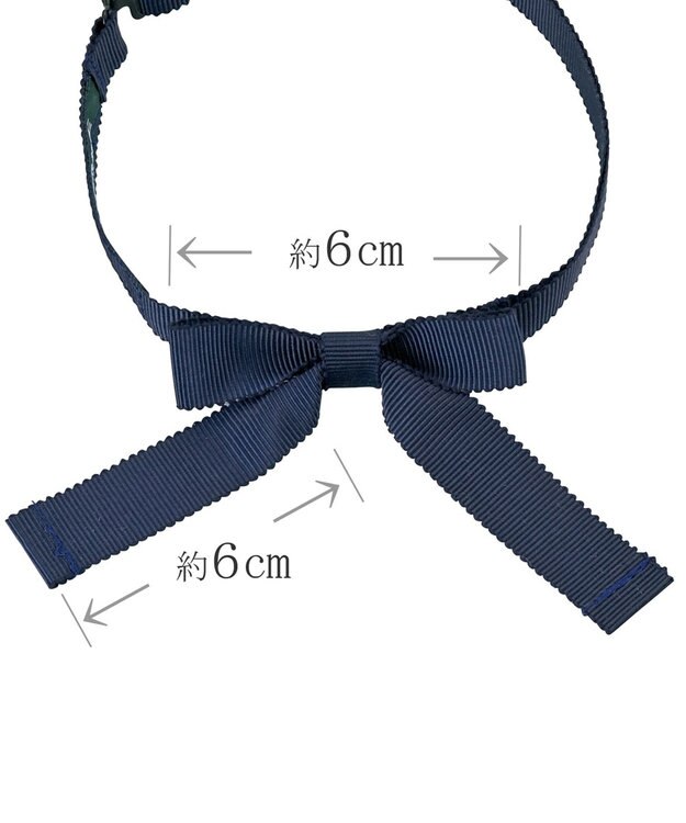 MIKI HOUSE HOT BISCUITS 【ミキハウス】 リボンタイ 紺