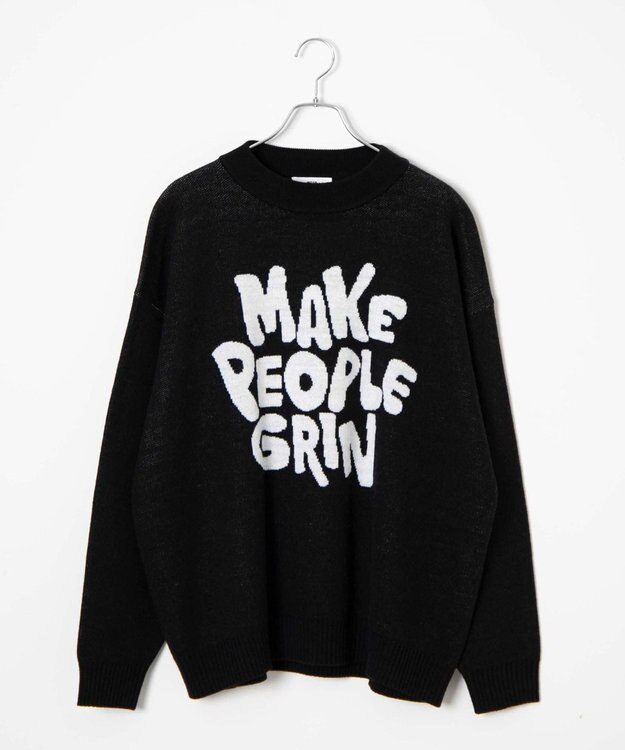 WEGO オーバーフィットジャガードプルオーバー 柄2