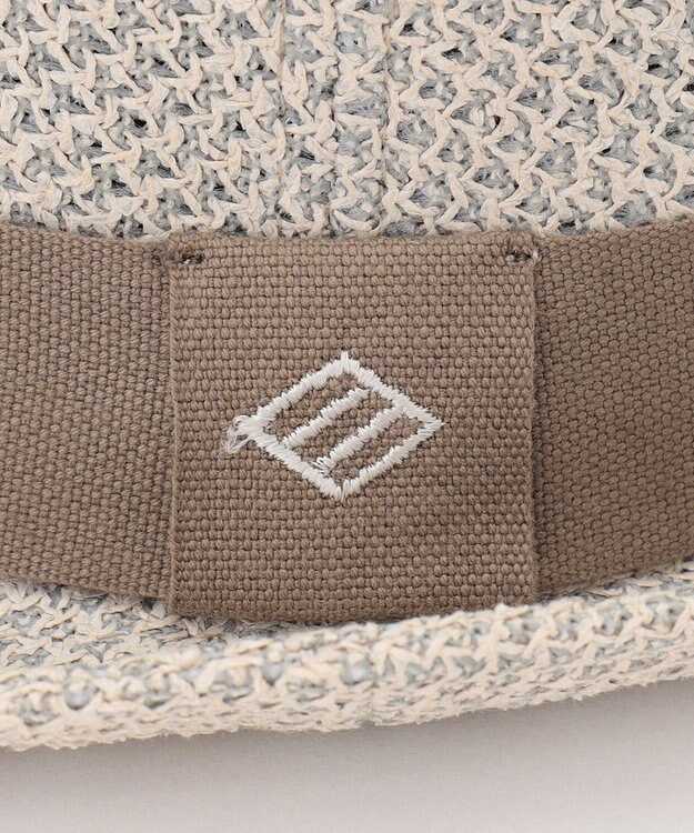 JOSEPH ABBOUD 【尾州産素材・和紙糸使用・洗える】和紙MIXラッセル ハット ベージュ系