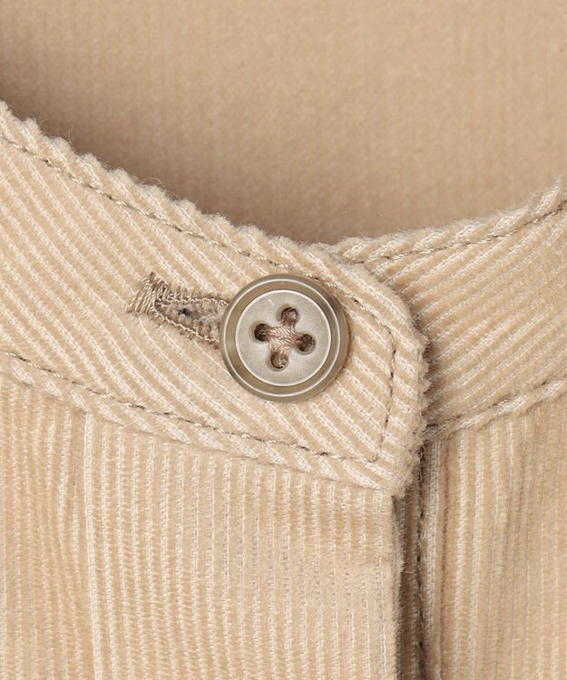 J.PRESS LADIES S Lightシャツコール ブラウス ベージュ系