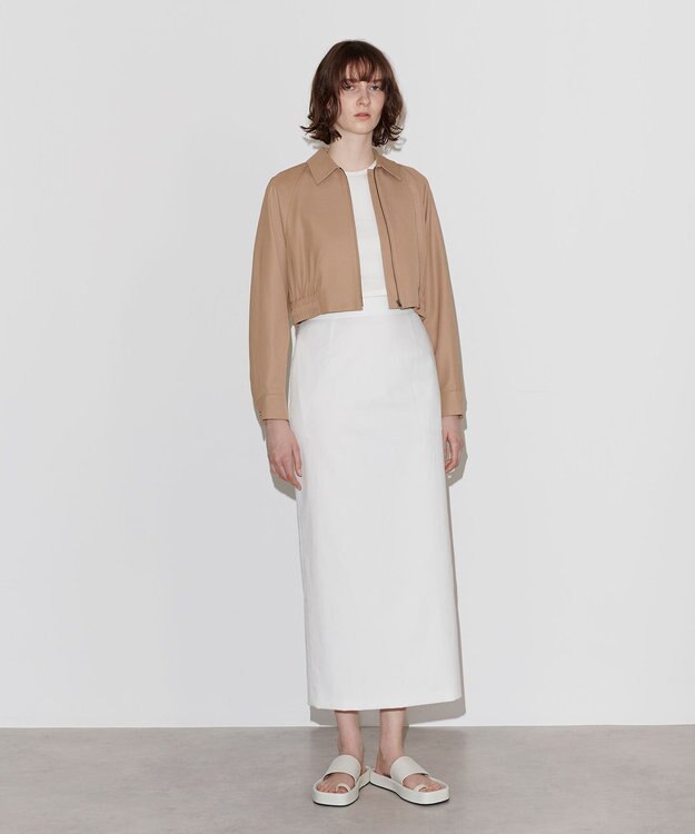 NAVE 【Nave　洗える】バルキーツイル ジップアップブルゾン キャメル系