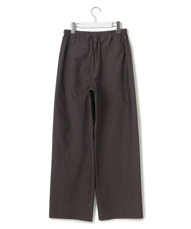 23区 L MANTECO ブライトワッシャー ワイド パンツ ダークブラウン系