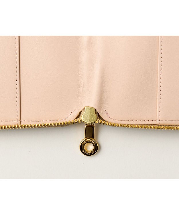 MIYABIYA La quoh with kirakaracho 南蛮七宝 プリントレザー ノートホルダー 鴇色(ときいろ)