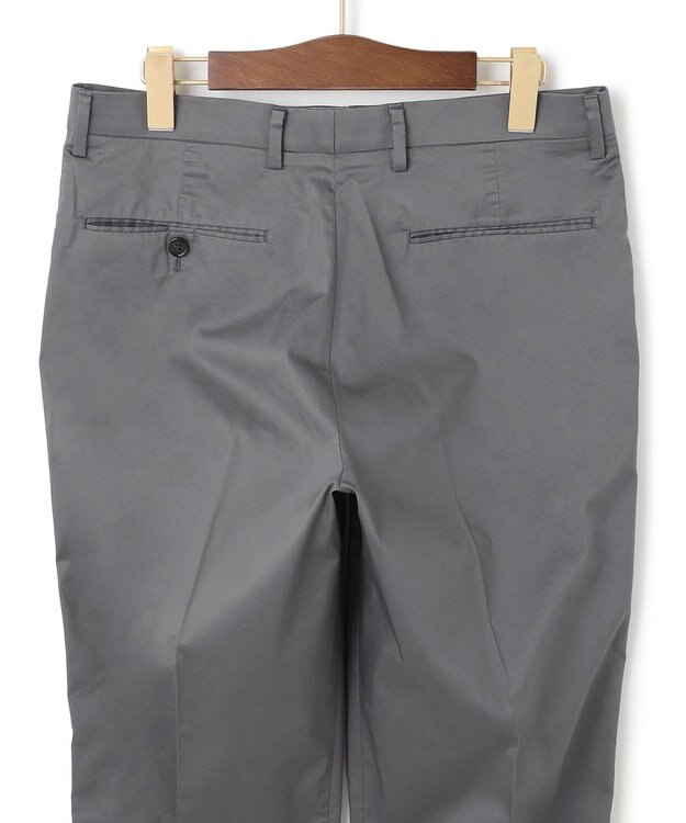 J.PRESS MEN 【ストレッチ】グリストーンダンプ ステムテーパードパンツ グレー系