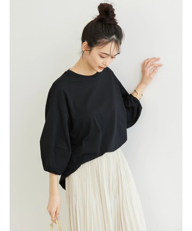 AMERICAN HOLIC 袖ボリューム半袖カットプルオーバー Off White