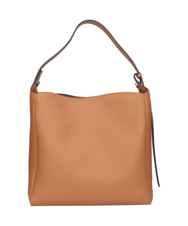 INTER-CHAUSSURES 【LORISTELLA】スマートソフト・バケットバッグ大きめ キャメル