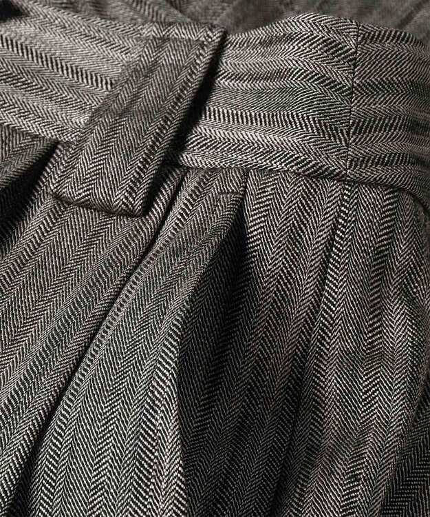 Paul Smith ドレープヘリンボーン ワイドトラウザーズ グレー