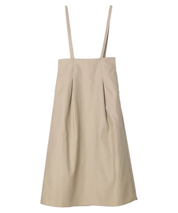 Green Parks サス付きスカート Beige