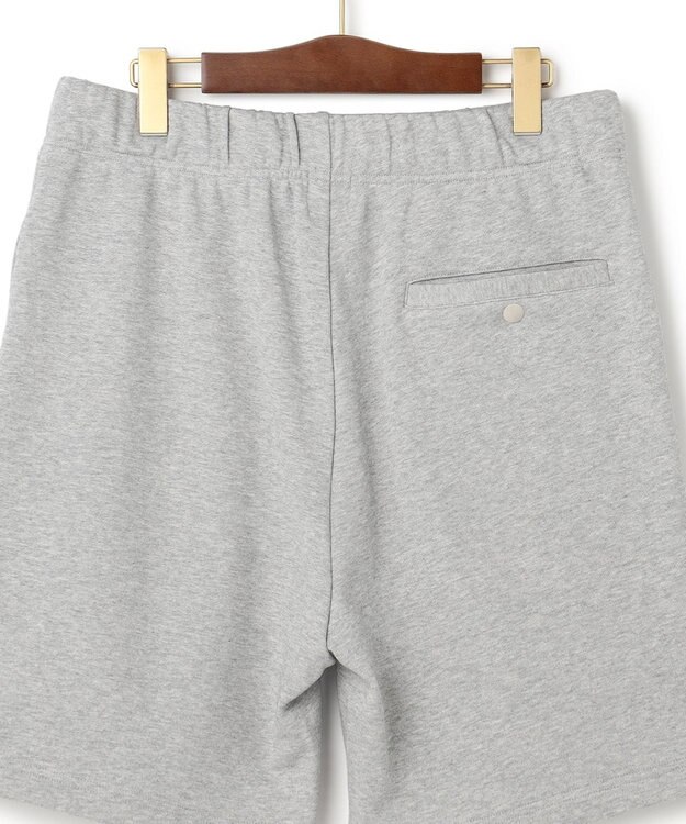J.PRESS MEN さりげなくちょうどいい【WEB限定】バックブル スウェットハーフパンツ ライトグレー系