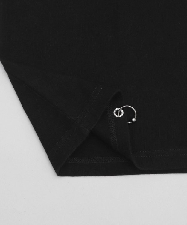 WEGO ピアス付きT（SS） スミクロ