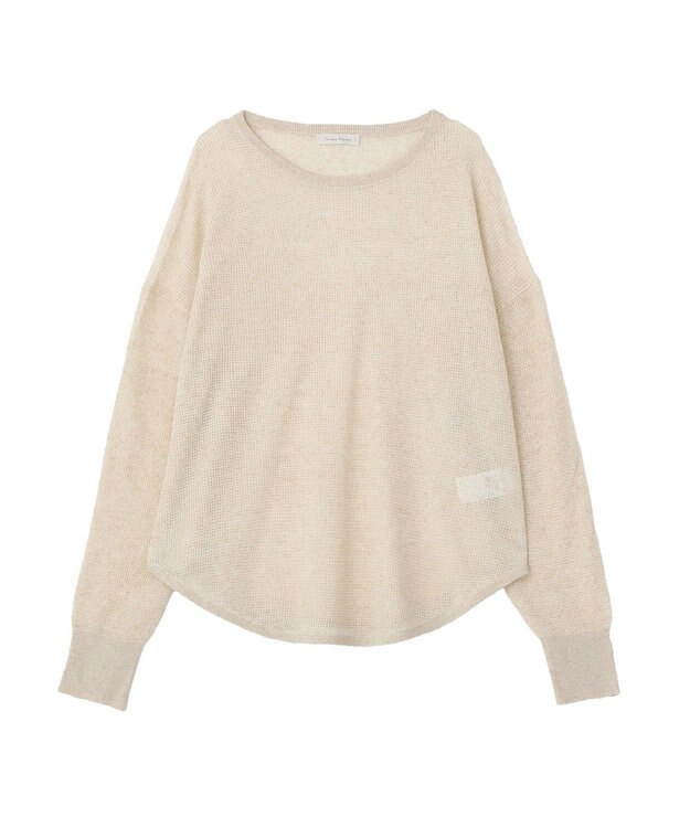 Green Parks シアーニットプルオーバー Light Beige