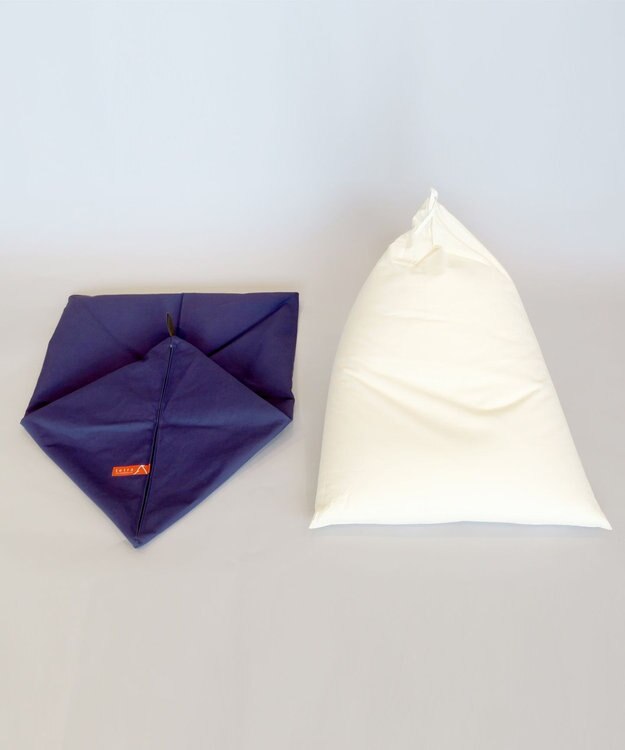 ビーズクッション tetra 8号帆布 ビーズクッション（ミニサイズ） 青紫