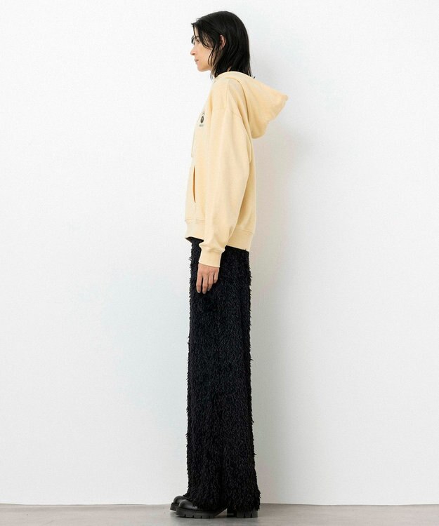 NAVE 【xNAVE】Six Sence Recordコラボ グラフィックフーディスウェット ライトイエロー系