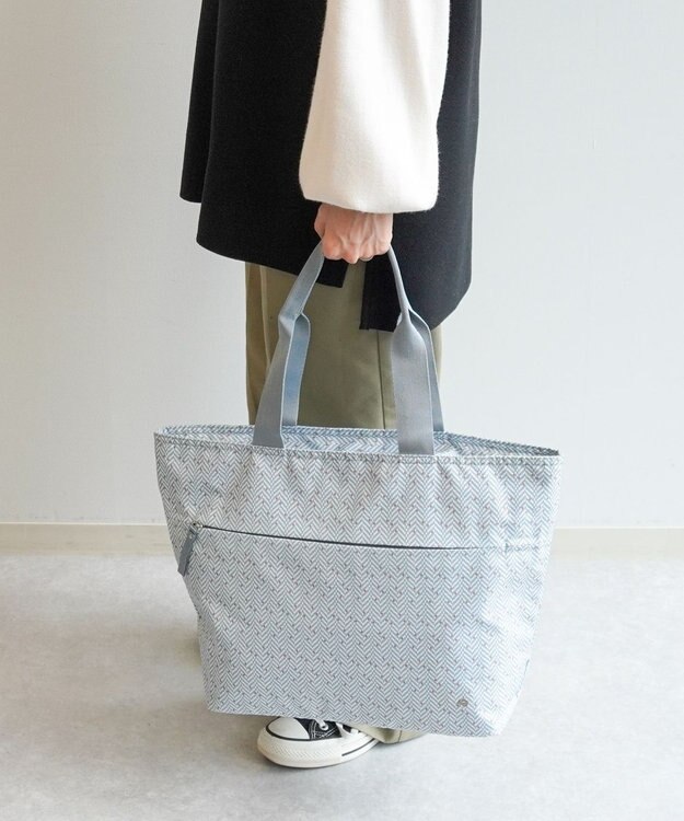 ACE BAGS & LUGGAGE hiromichi nakano フェズリ トートバッグ  17524 ヒロミチナカノ ブルーグレー（ヘリンボーン）