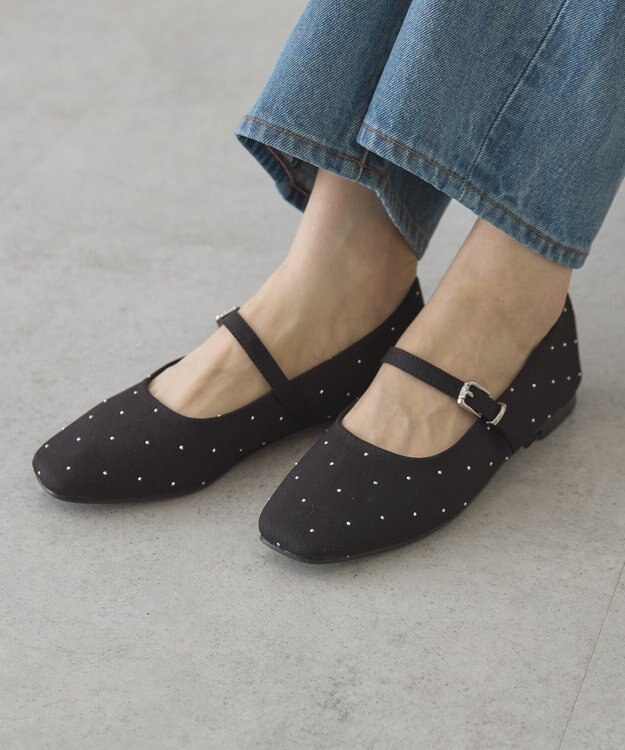 AMERICAN HOLIC メリージェーンバレエシューズ Black