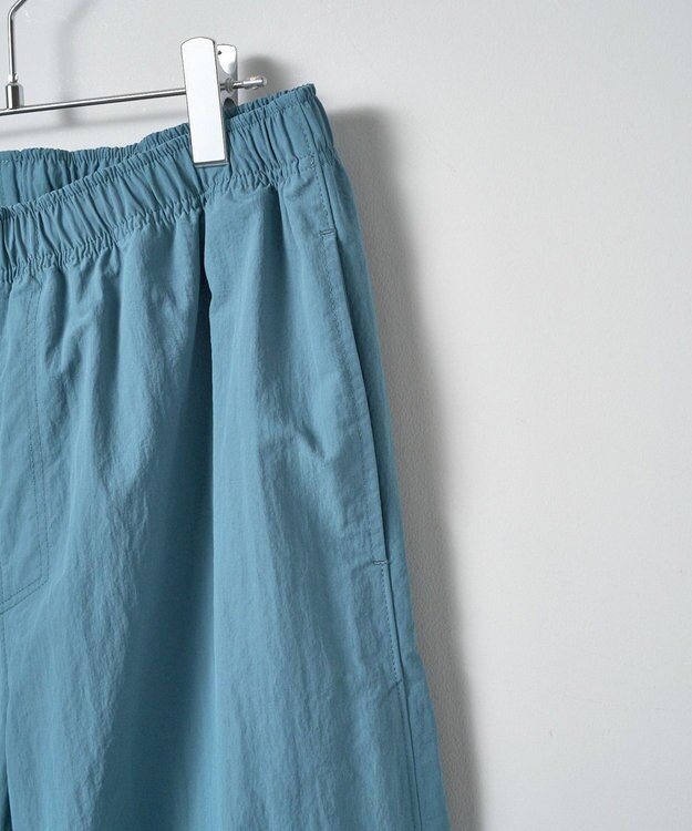 WEGO 【ウエストゴム/撥水/洗濯機可】ナイロンイージーパンツ ブルーその他