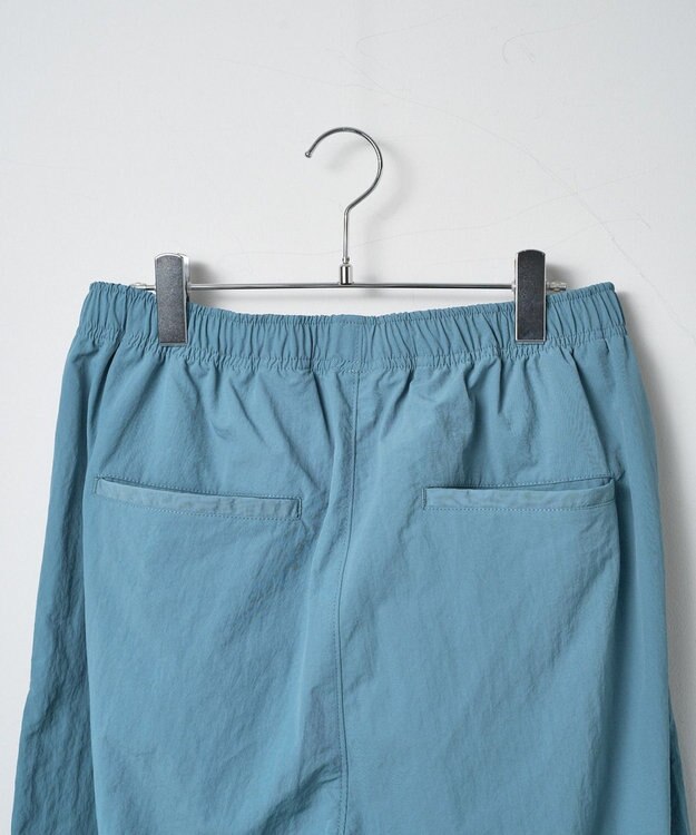 WEGO 【ウエストゴム/撥水/洗濯機可】ナイロンイージーパンツ ブルーその他