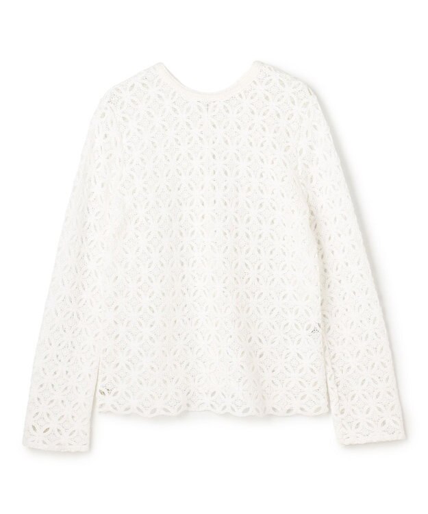 UNFILO 【前後着用可能】ラッセルレース 2WAYプルオーバー オフ