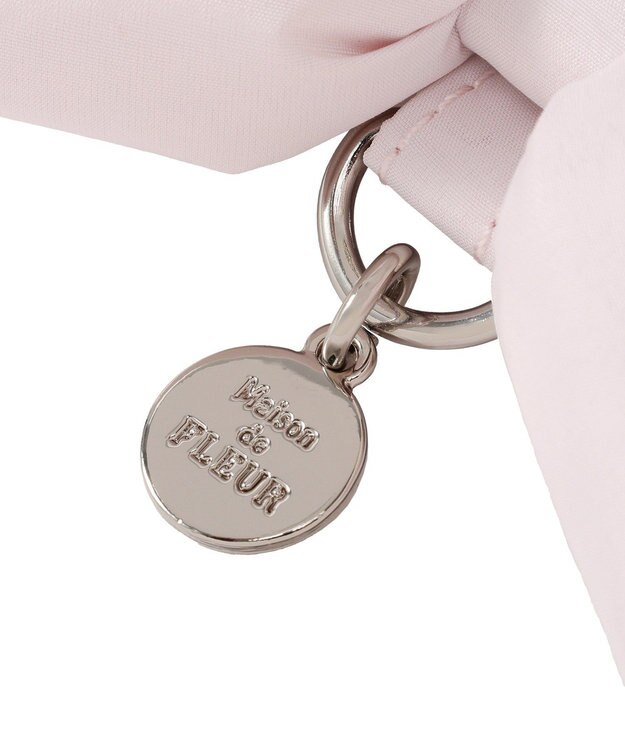 Maison de FLEUR ボリュームリボンチャーム Pink