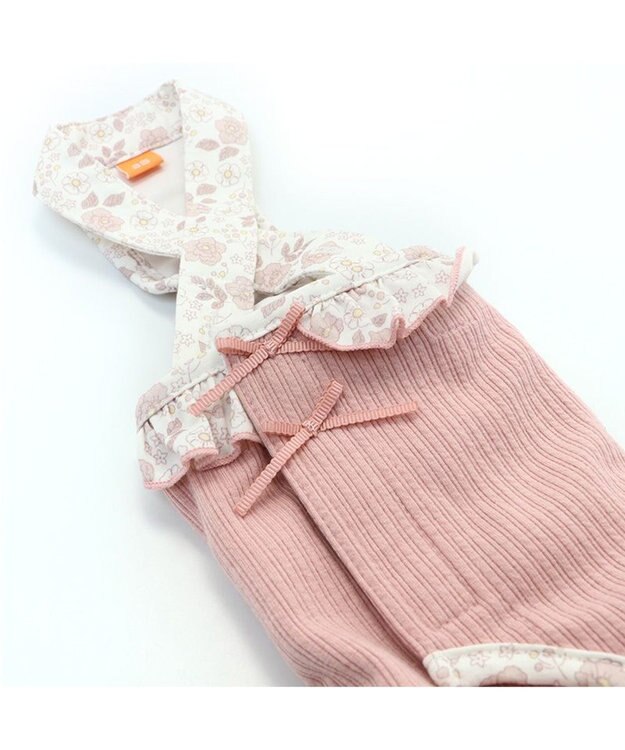 PET PARADISE 花柄 フリル マナーオール 【小型犬】 ピンク ピンク